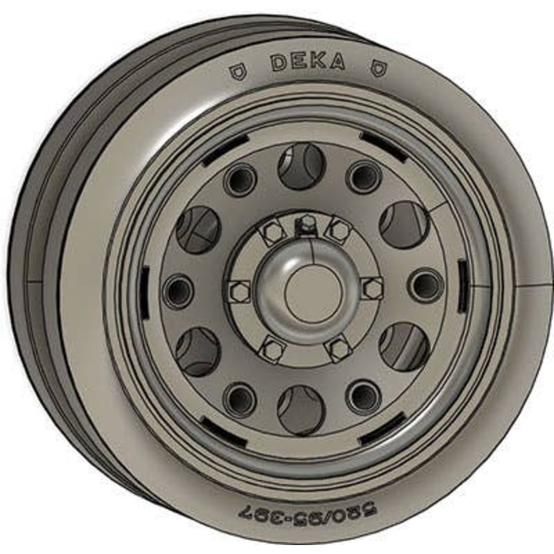 1/35 Panzerkampfwagen III 95mm Width Roller / DEKA