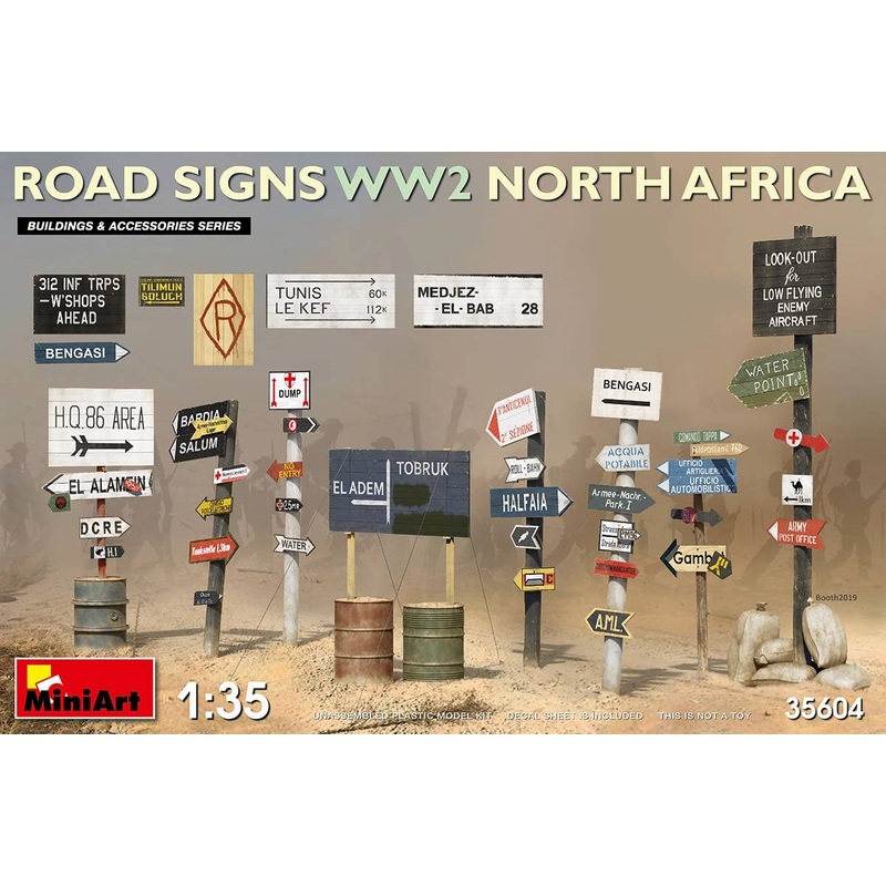 1/35 Road Signs WW2 North Africa