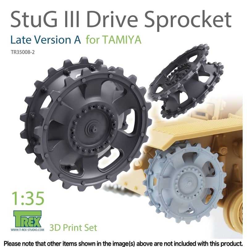 1/35 Starter Wheel Set for Sturmgeschutz III Late Model A For Tamiya