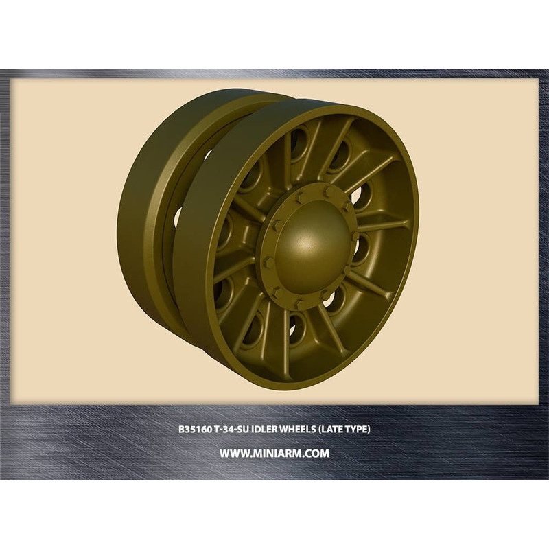 1/35 T-34/SU Idler Wheels (Late Type)