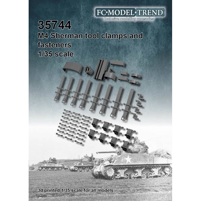 1/35 Tool Clamp Set for M4 Sherman