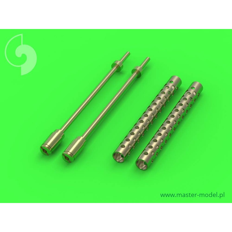 1/35 WWII / Current Use America Browning M1919 .30 Caliber Machine Gun 2-piece Tapered Muzzle (Early type) Barrel (2 pieces)