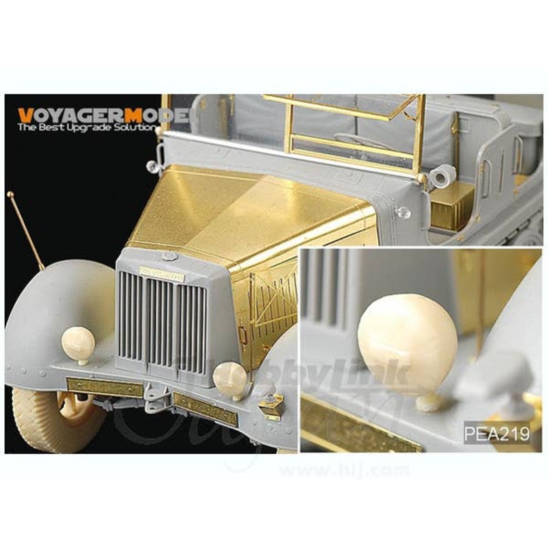 1/35 WWII German Sd.Kfz.7 Halftrack Canvas Covered Head Lens (2pcs)