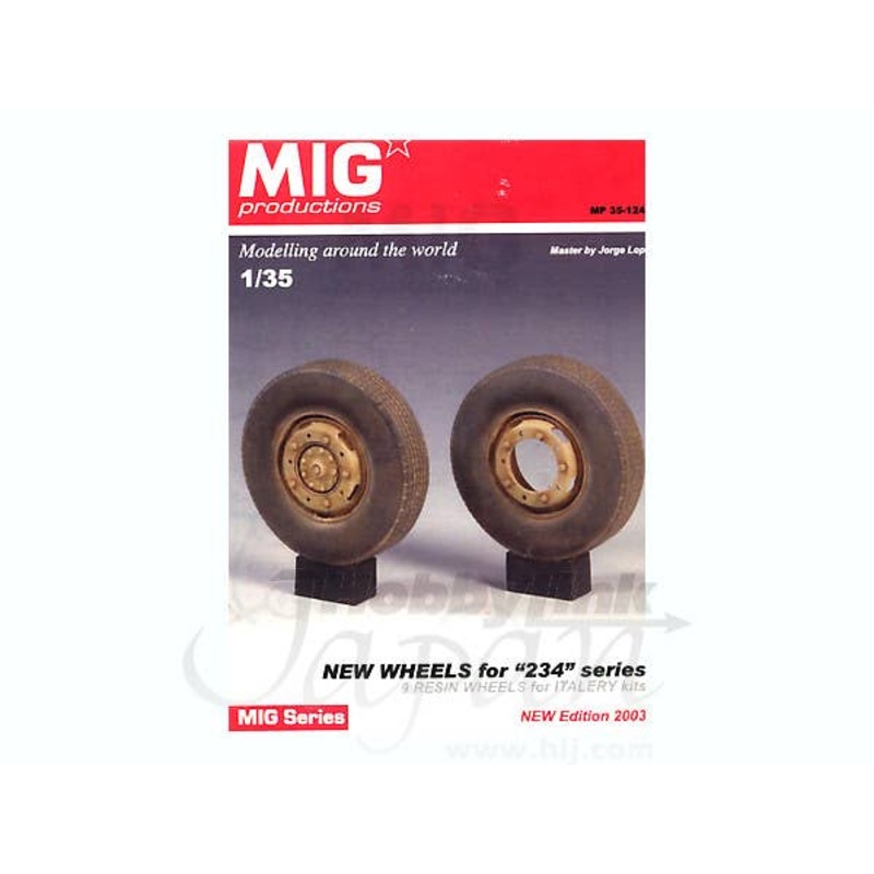 1/35 234 Series Wheels New Edition 2003 for Italeri