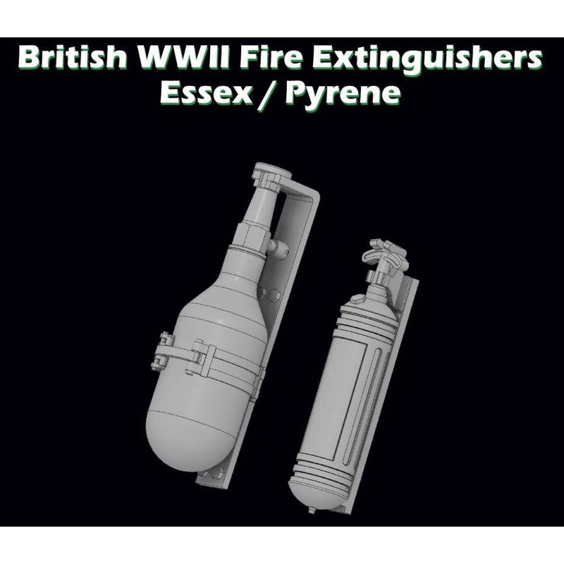 1/35 British WW II fire extinguishers Essex / Pyrene
