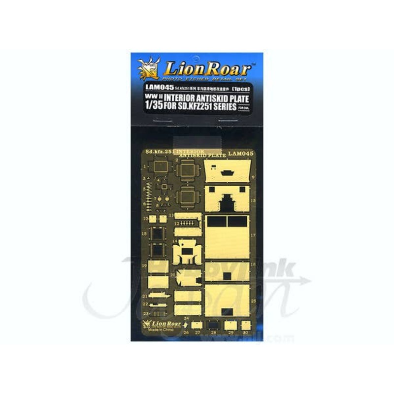 1/35 DML Sd.kfz.251 Full Structure Antiskid Floor