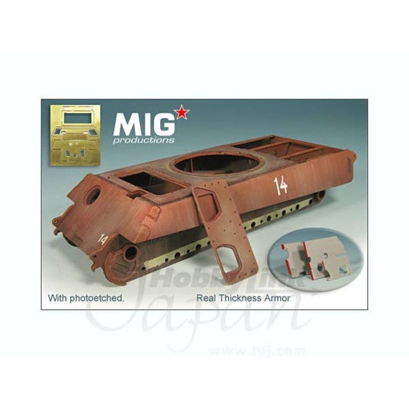 1/35 King Tiger Scale Thickness Hull Plates