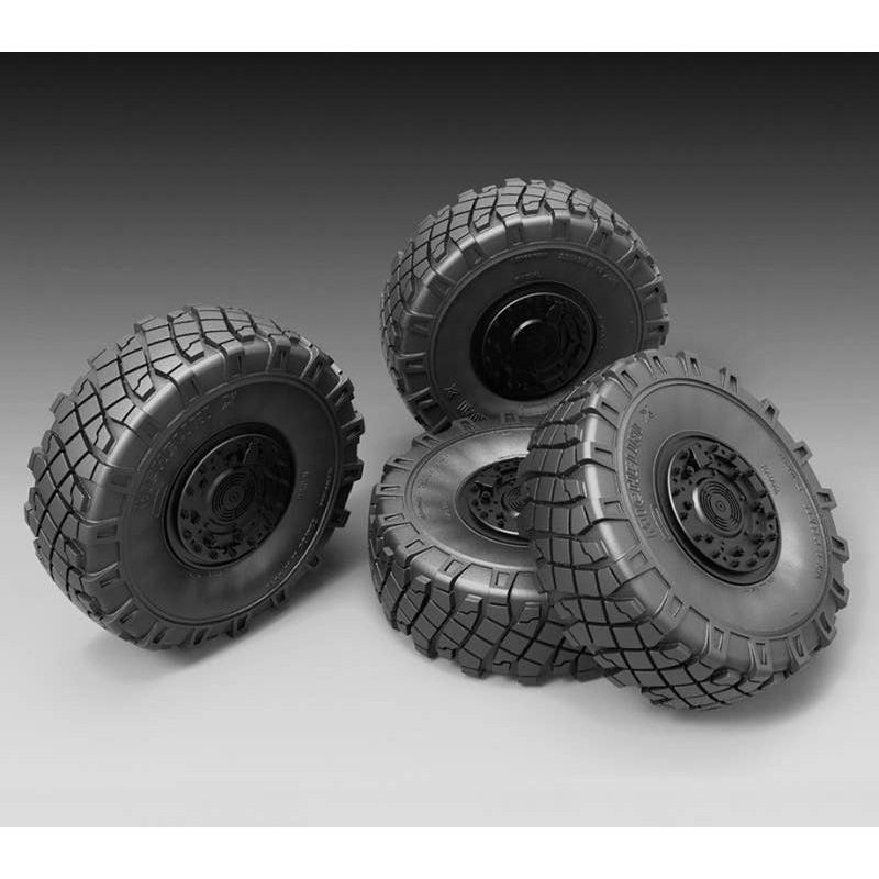 1/35 Moder Italy Iveco For LMV Own Weight Deformation Tire Set