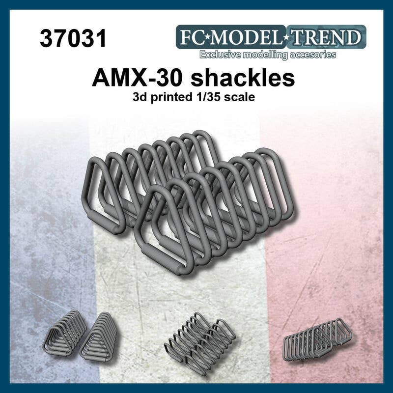1/35 Modern French AMX-30 Tank Shackle Set (16pcs)