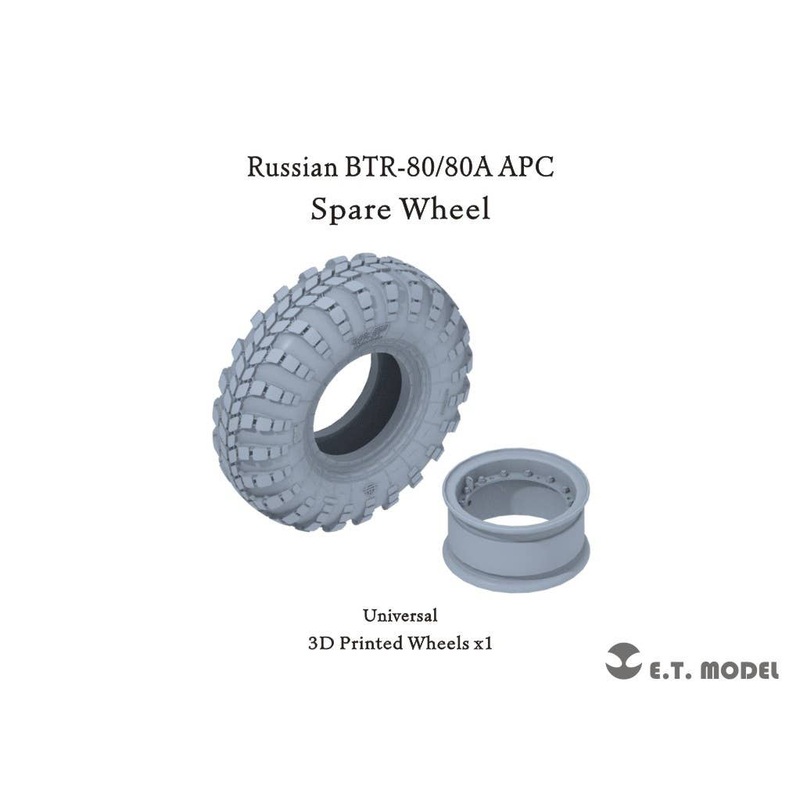1/35 Modern Russian BTR-80 / 80A Armored Personnel Carrier Spare Wheels & Tires (for each company)