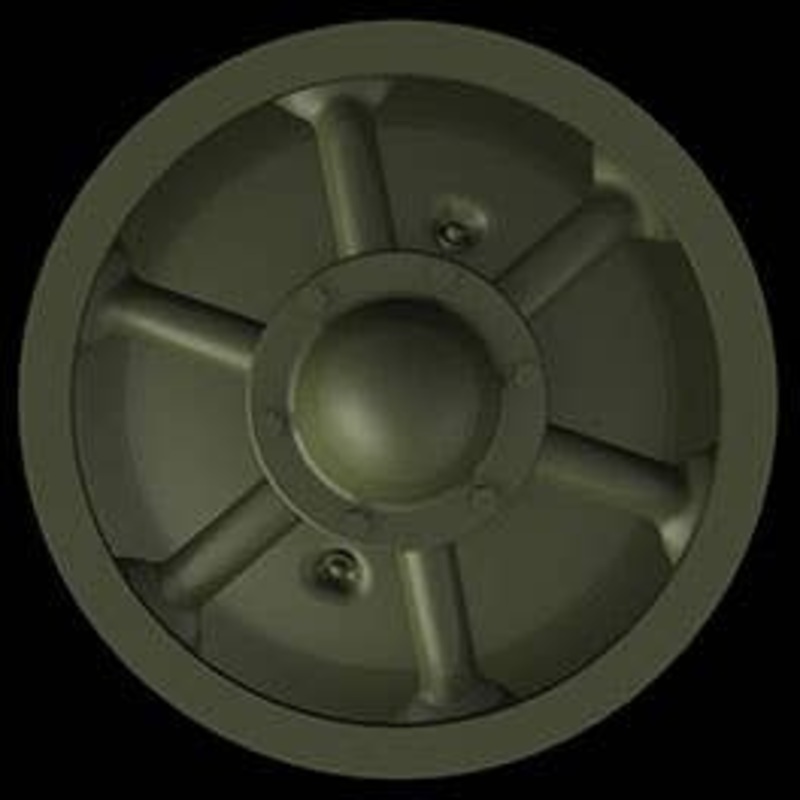 1/35 No.2 idler wheel for US M4 Sherman