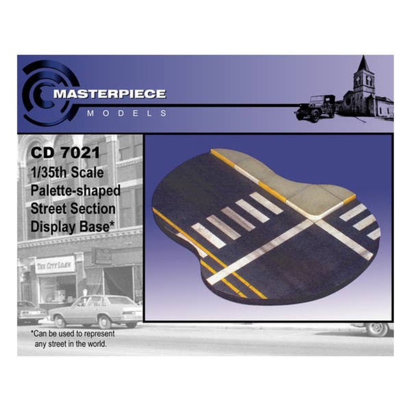 1/35 Palette-Shaped Street Section Display Base