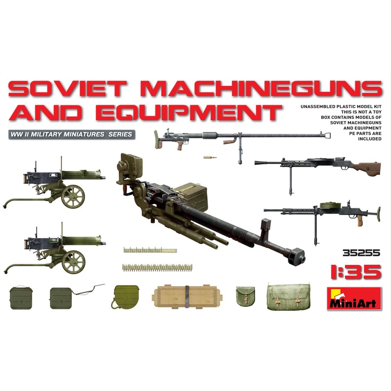 1/35 Soviet Machinegun & Equipment