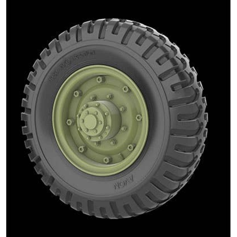1/35 Tire Wheel for England Daimler AC Armored Car (Avion)