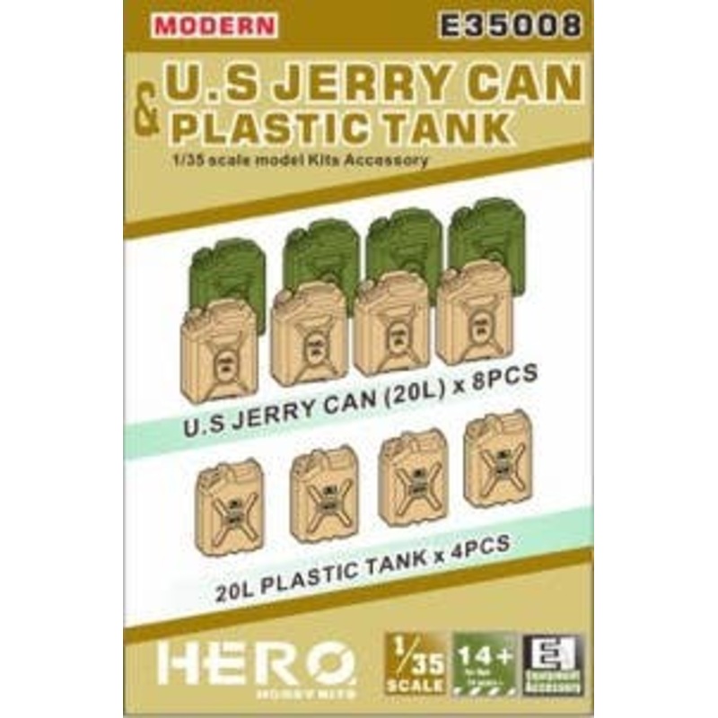 1/35 U.S Jerry Can & Plastic Tank