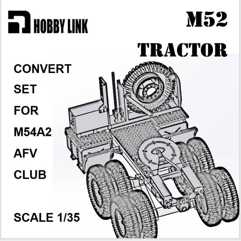 1/35 U.S. M52 Tractor Modification Kit AFV Club M54A2