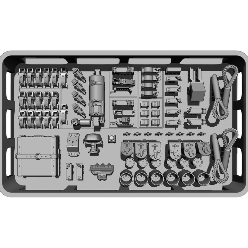 1/35 WWII German Sturmgeschutz III Ausf. G detail Set