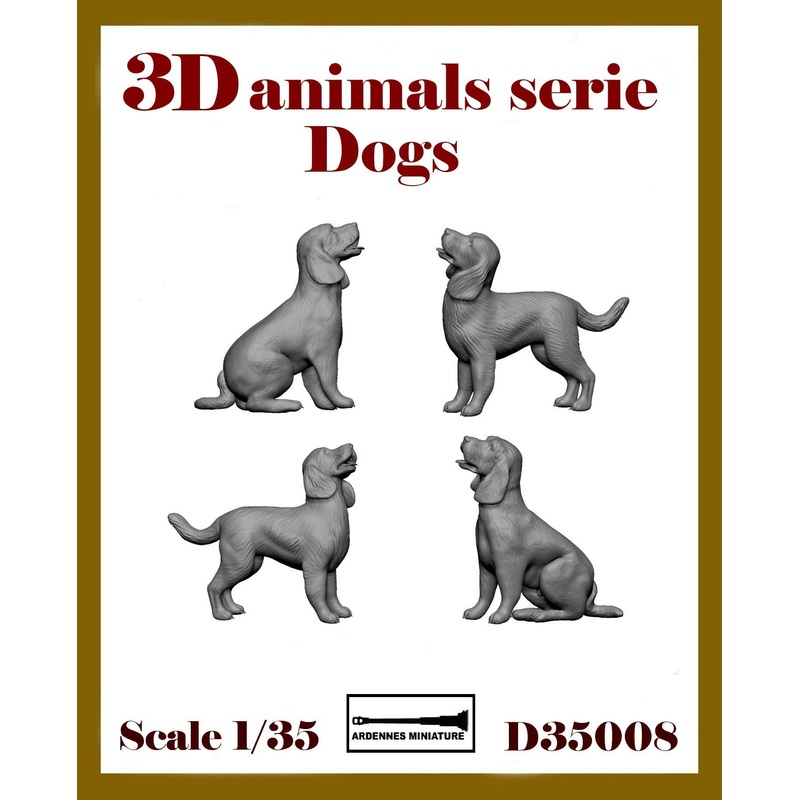 1/35 3D Animal Series - Dogs