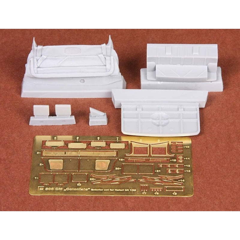 1/35 Fiat 508 CM Coloniale Exterior Set (for Tamiya, Italeri)