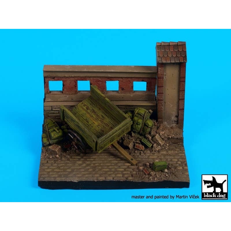 1/35 Hue Street (Vietnam 1968) Base (100x80mm)