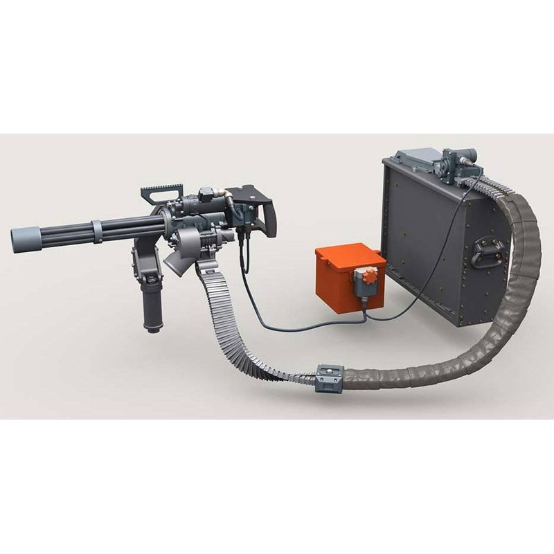 1/35 M134D Minigun Basic Set #2 w/ 3,000rd Ammo Box