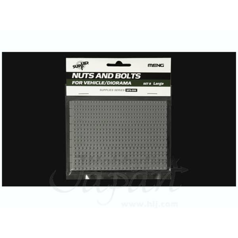 1/35 Nuts and Bolts Set B (Large) 2.6mm, 2.2mm, 1.8mm w/Washer Detail