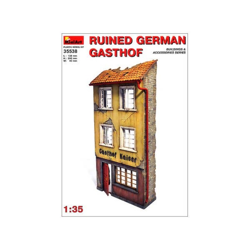 1/35 Ruined German Gasthof Inn