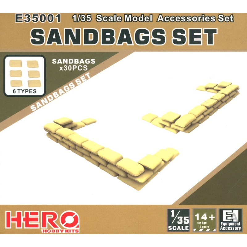 1/35 Sandbags Set