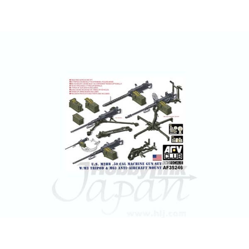1/35 U.S M2HB .50 Cal Machine Gun Set