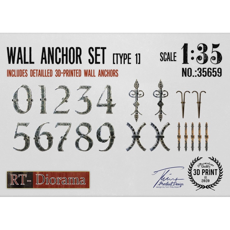 1/35 Wall Anchor Set