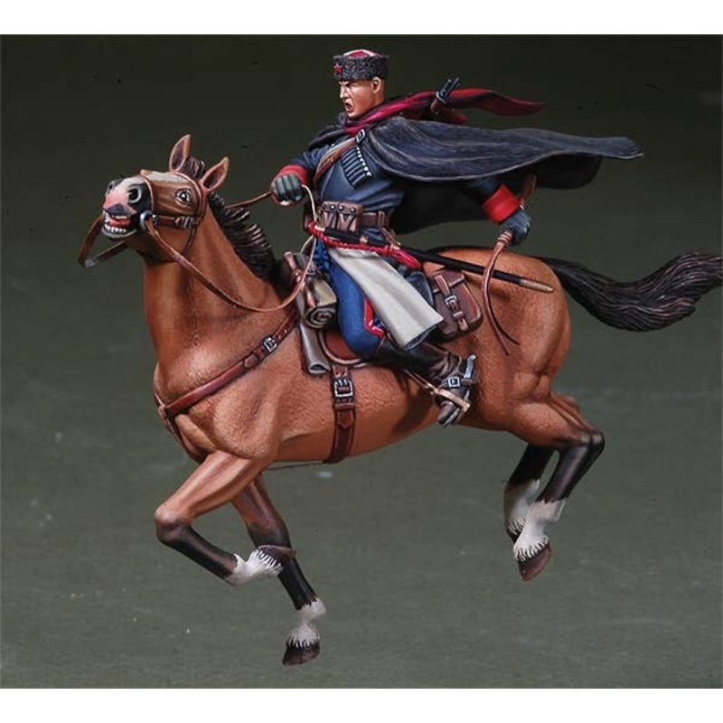 1/35 WWII Russian Cossack Cavalry w/ Whip