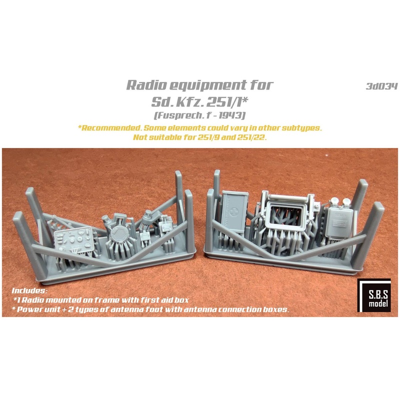 Radio equipment for Sd.Kfz. 251/1 (Fusprech.f-1943)