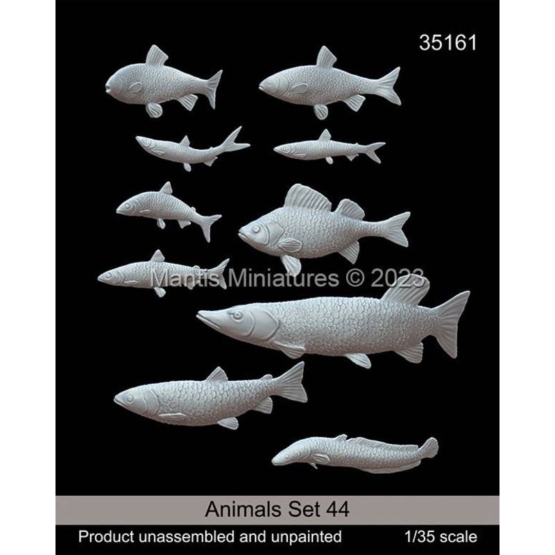 1/35 Animal set 44 Freshwater Fish