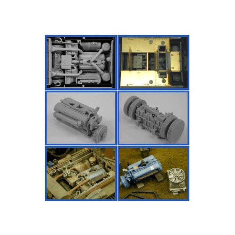 1/35 Cromwell Tank Engine Bay with C & D Decks