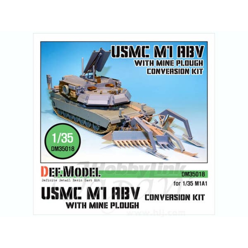 1/35 M1 ABV Conversion Set w/Mine Plow, T158 Track (for All M1A1 Abrams)
