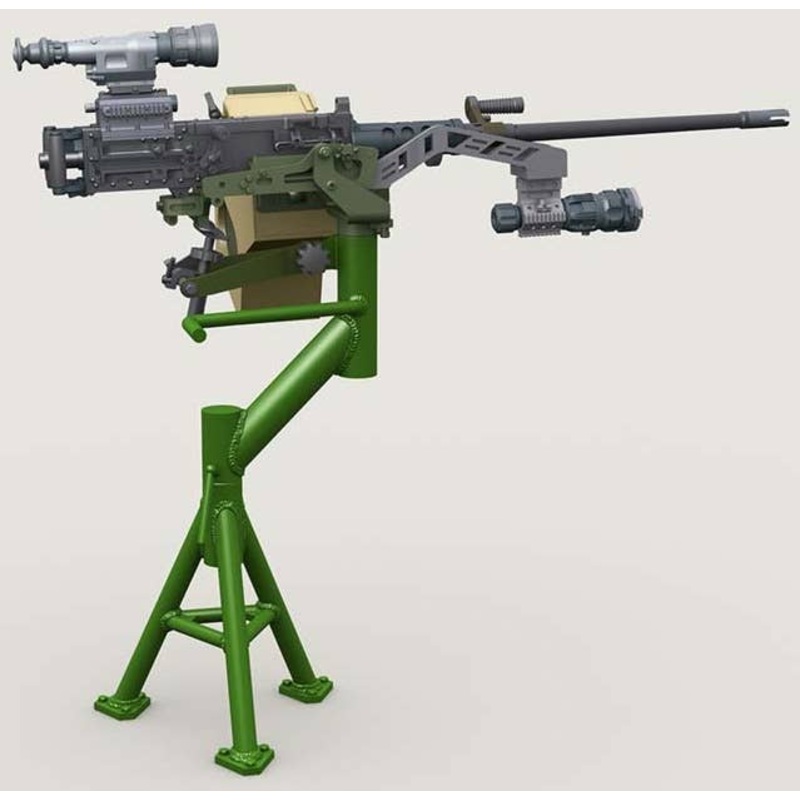 1/35 M2A1 QCB HMG on Pedestal Mount for HMMWV and Gun Trucks (Short Version)