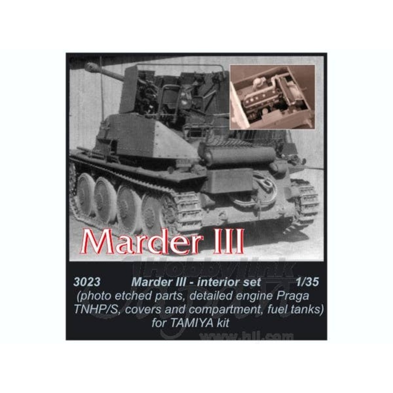 1/35 Marder III Engine Set Praga AC (for Tamiya)