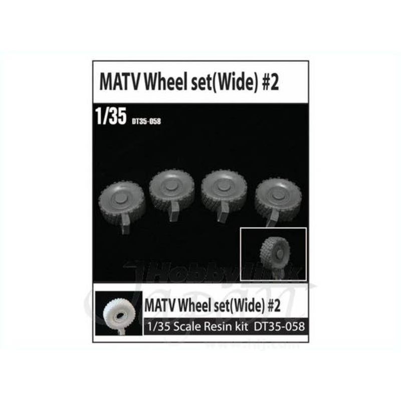 1/35 MATV Wheel Set (Wide)