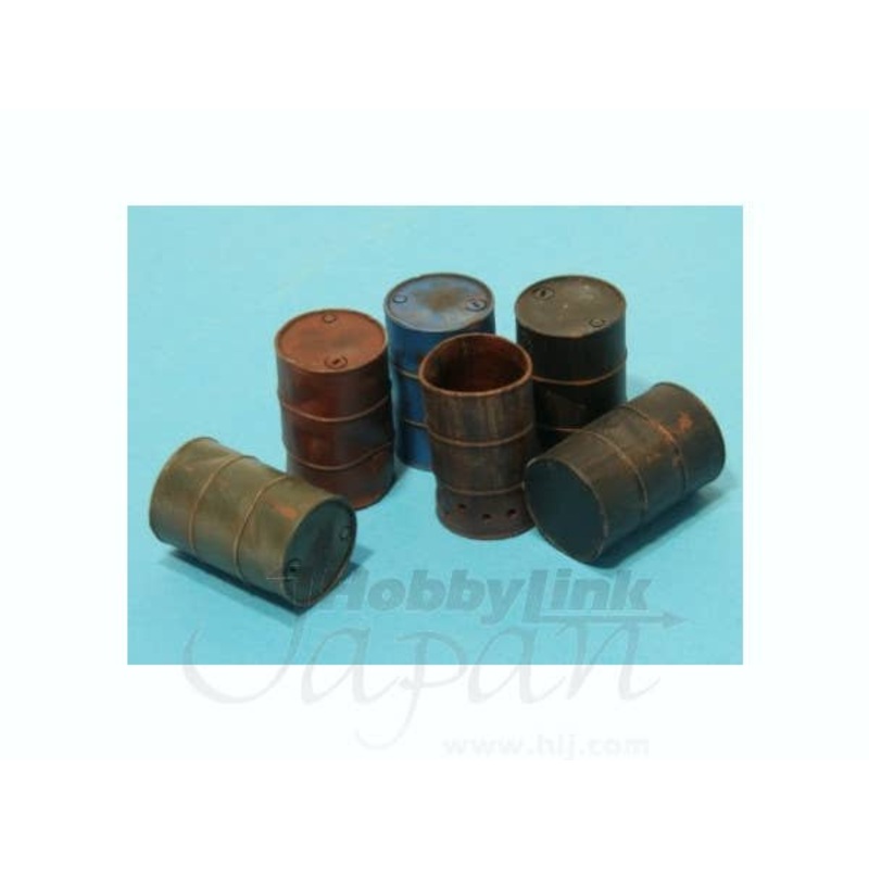 1/35 Oil/Fuel Drums Damaged  (6 Pcs)