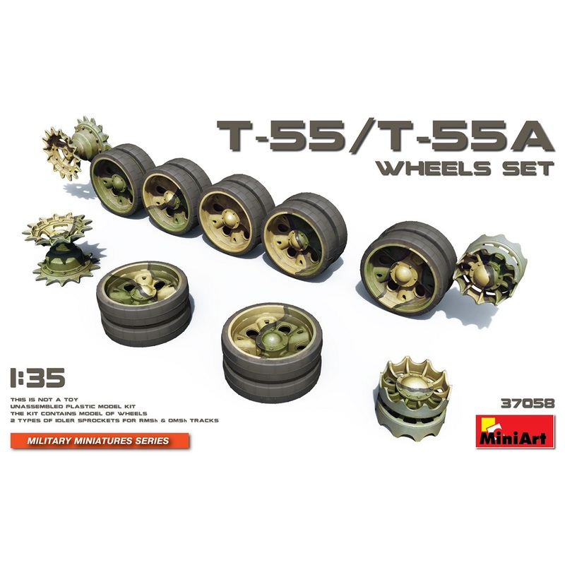 1/35 T-55/T-55A Wheels Set