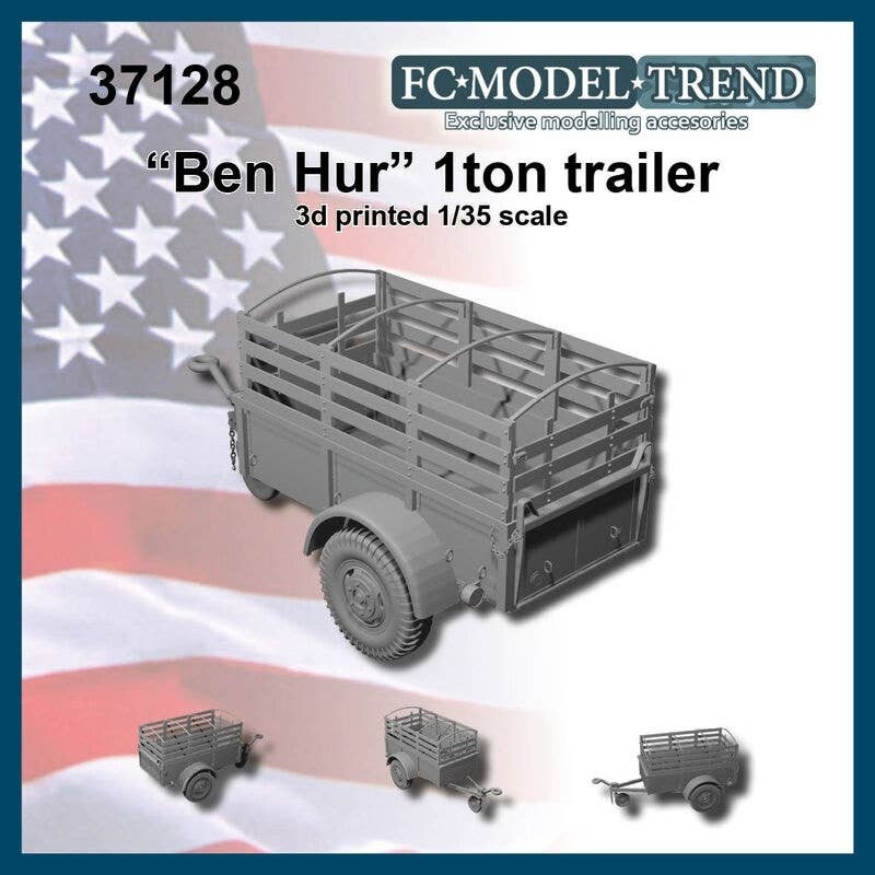 1/35 WWII America G518 1t Trailer Ben-Hur