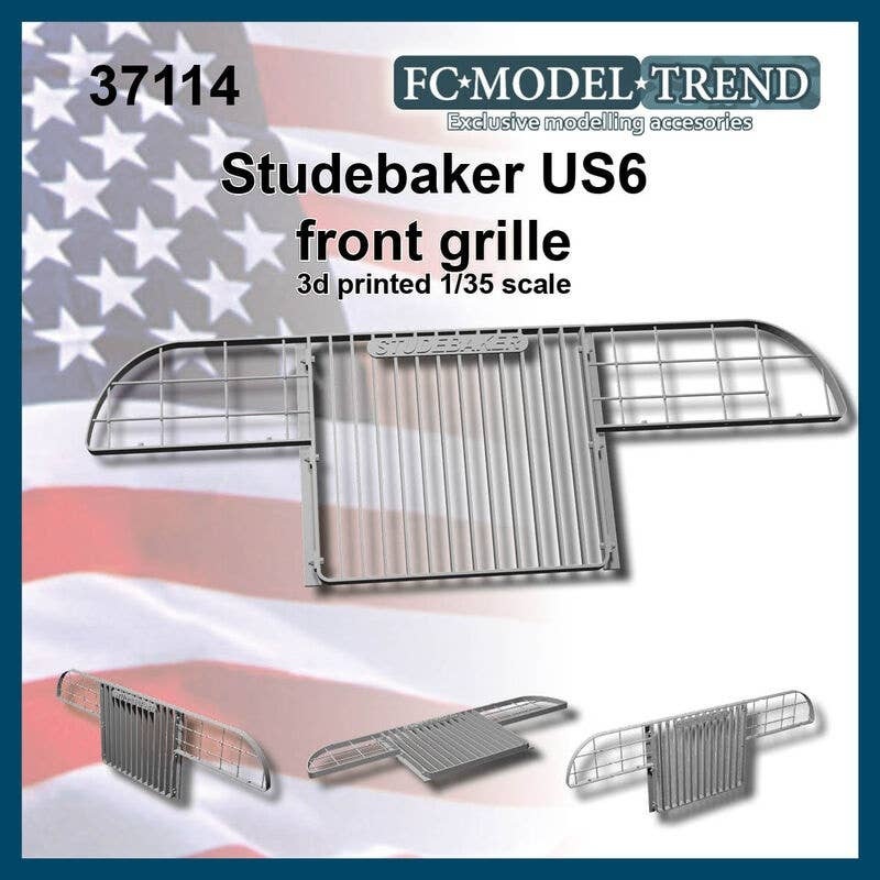 1/35 WWII America Studebaker US6 2.5t Truck Front Grille (for 1 car)