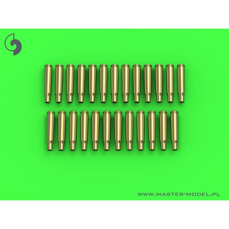 1/35 WWII / Current Use American Browning .50 Caliber (12.7mm) Machine Gun Empty Cartridges (25 Pieces Included)