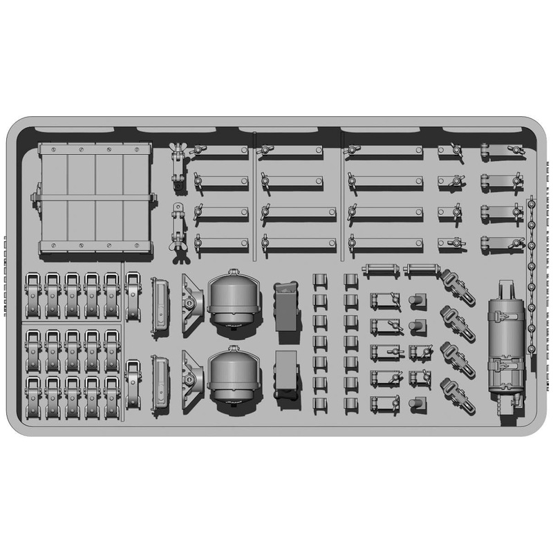 1/35 WWII German Tiger I Heavy Tank Very Early Model Detail Set