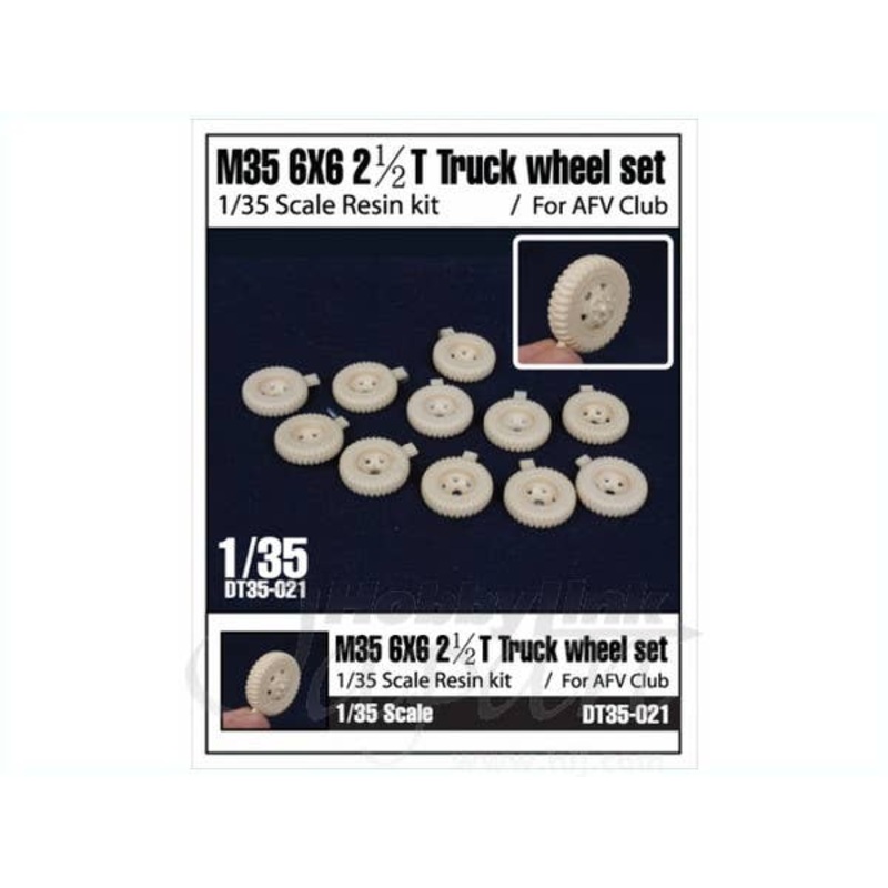 M35 6X6 2 1/2ton Truck Wheel Set (for AFV Club)
