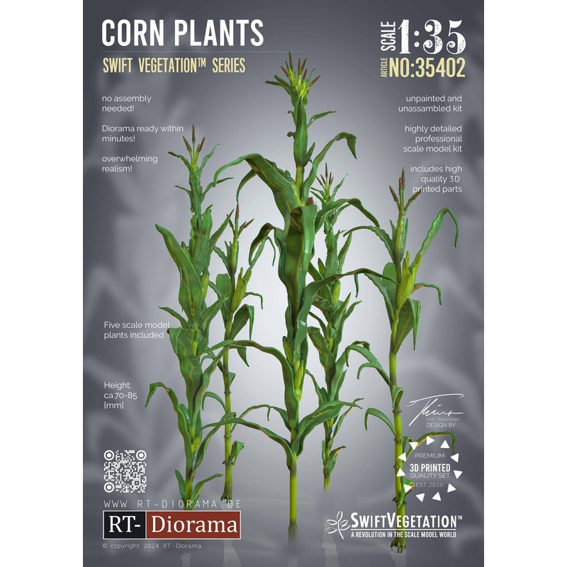 1/35 Corn Plants
