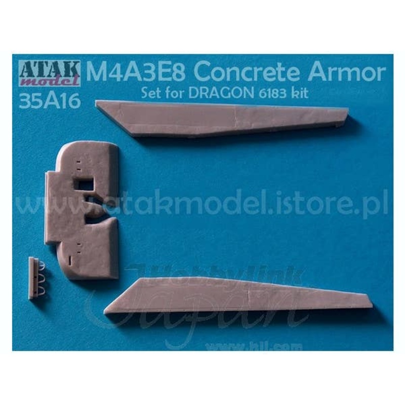 1/35 M4A3E8 Concrete Armor Set (for DRA6183 Sherman Thunderbolt VII)