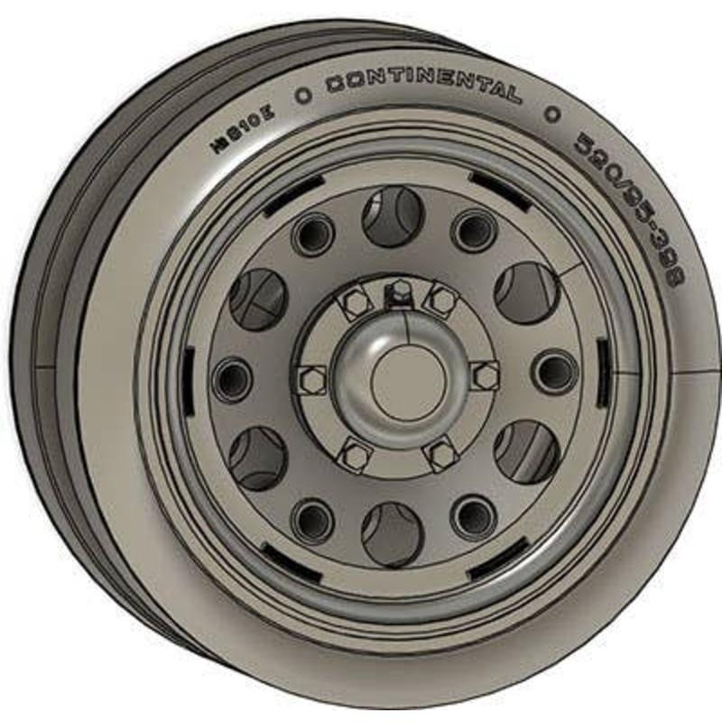 1/35 Panzerkampfwagen III 95mmWidth Roller / CONTINENTAL-B