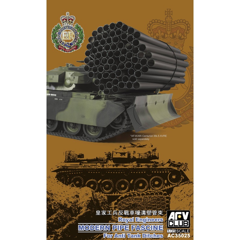 1/35 Royal Engineers Modern Pipe Fascine for Anti Tank Ditches (for FV35395 Centurion Mk.5 AVRE only)