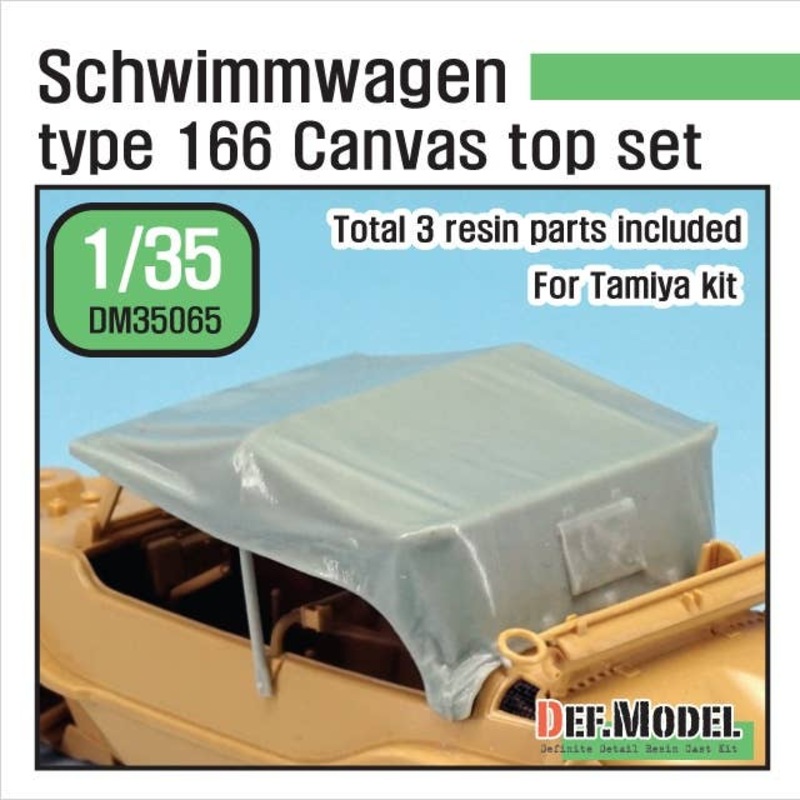 1/35 Schwimmwagen Type 166 Canvas Top for Tamiya